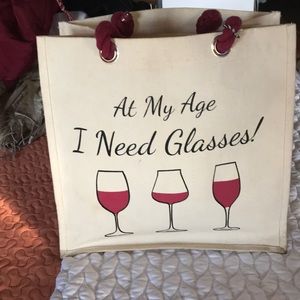 Wine tote for the beach